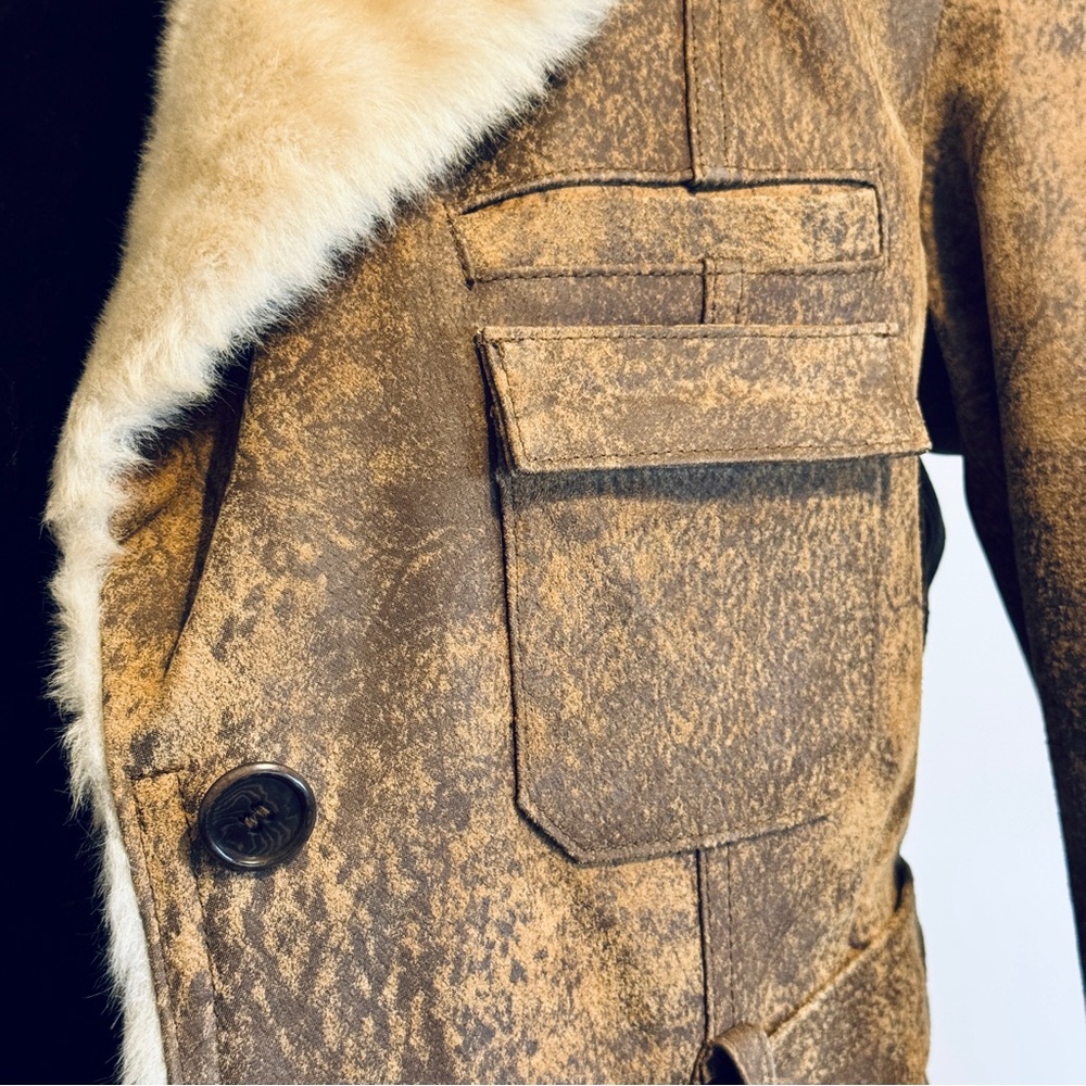 Vintage Moda International Genuine Leather Jacket, Size Small - Picture 5 of 10